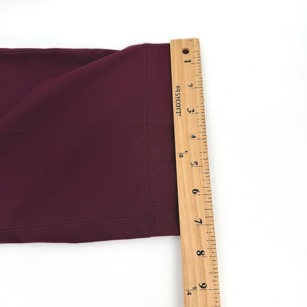 Brooks Brothers Pants Mens 35x31.5 (Tag 36x32) Burgundy‎ Lightweight Milano Fit - Picture 14 of 15